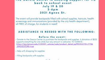 back to school event july 2022
