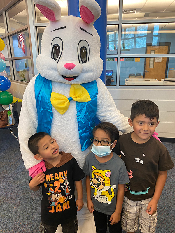 Easter Bunny With Kids