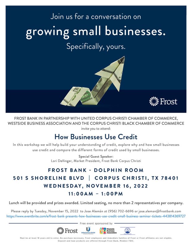 frost small business seminar