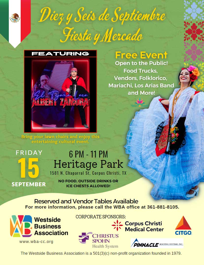 Diez y Seis de Septiembre Fiesta y Mercado | Westside Business Association